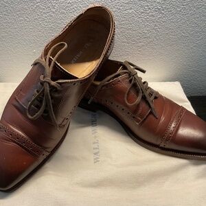 Wall+Water cap toe leather Derby shoe in cognac color Used size 8.5m